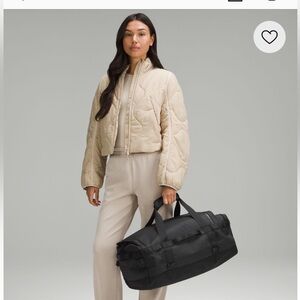 Lululemon 2-in-1 Black Travel Duffle Backpack 45L